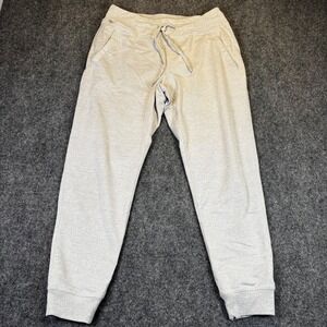 HYLETE Women's Jogger Sweatpants Gray Drawstring Waist Athleisure Size Medium